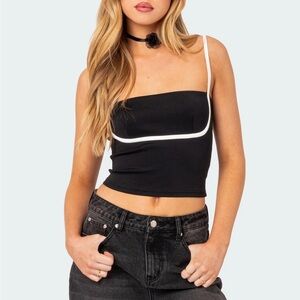 Black and White Women's Top